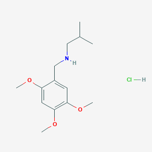 (2-Methylpropyl)[(2,4,5-trimethoxyphenyl)methyl]amine hydrochloride