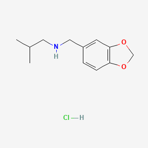 N-(1,3-Benzodioxol-5-ylmethyl)-N-isobutylamine hydrochloride