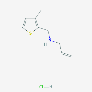 [(3-Methylthiophen-2-yl)methyl](prop-2-en-1-yl)amine hydrochloride