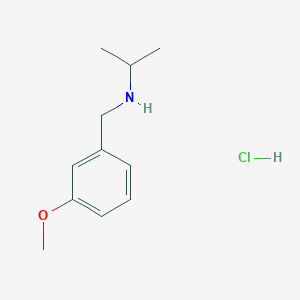 [(3-Methoxyphenyl)methyl](propan-2-yl)amine hydrochloride