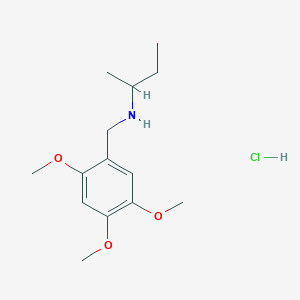 (Butan-2-yl)[(2,4,5-trimethoxyphenyl)methyl]amine hydrochloride