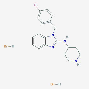 molecular formula C₁₉H₂₃Br₂FN₄ B030860 norastemizole hydrobromide CAS No. 75970-64-8