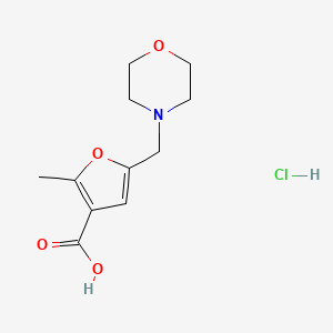 2-Methyl-5-morpholin-4-ylmethyl-furan-3-carboxylic acid hydrochloride
