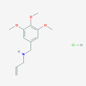 (Prop-2-en-1-yl)[(3,4,5-trimethoxyphenyl)methyl]amine hydrochloride