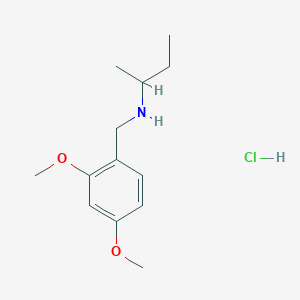 (Butan-2-yl)[(2,4-dimethoxyphenyl)methyl]amine hydrochloride