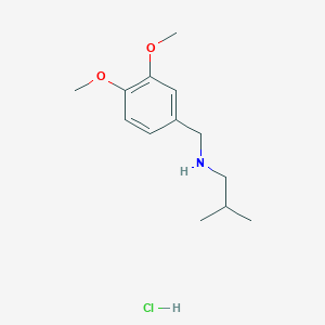 [(3,4-Dimethoxyphenyl)methyl](2-methylpropyl)amine hydrochloride