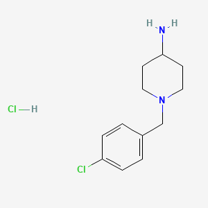 B3086110 1-(4-Chlorobenzyl)piperidin-4-amine hydrochloride CAS No. 1158497-67-6