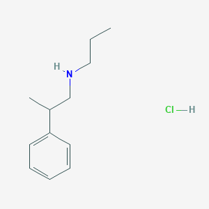 B3086128 (2-Phenylpropyl)(propyl)amine hydrochloride CAS No. 1158501-97-3