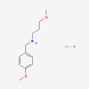 B3086265 (4-Methoxybenzyl)(3-methoxypropyl)amine hydrochloride CAS No. 1158616-83-1