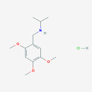 B3086289 (Propan-2-yl)[(2,4,5-trimethoxyphenyl)methyl]amine hydrochloride CAS No. 1158632-50-8