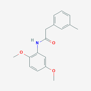 molecular formula C17H19NO3 B308639 N-(2,5-dimethoxyphenyl)-2-(3-methylphenyl)acetamide 