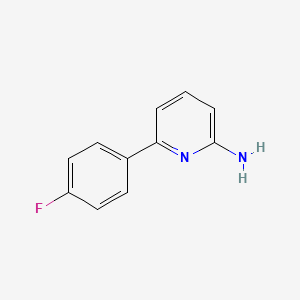 molecular formula C11H9FN2 B3086527 6-(4-Fluorophenyl)pyridin-2-amine CAS No. 1159819-35-8