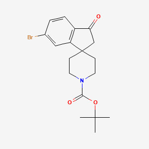 tert-Butyl 6-bromo-3-oxo-2,3-dihydrospiro[indene-1,4'-piperidine]-1'-carboxylate