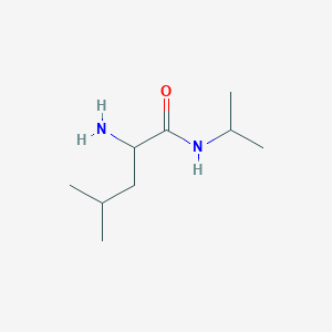 molecular formula C9H20N2O B3086645 N~1~-isopropylleucinamide CAS No. 1161070-80-9