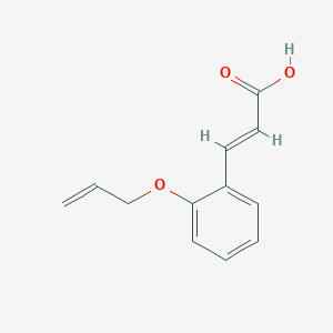 molecular formula C12H12O3 B3086791 (2E)-3-[2-(Allyloxy)phenyl]acrylic acid CAS No. 1164517-01-4