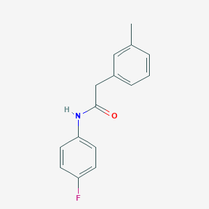 molecular formula C15H14FNO B308683 N-(4-fluorophenyl)-2-(3-methylphenyl)acetamide 