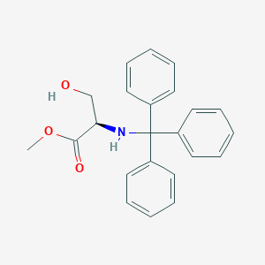 molecular formula C23H23NO3 B3086830 Methyl trityl-D-serinate CAS No. 116457-91-1