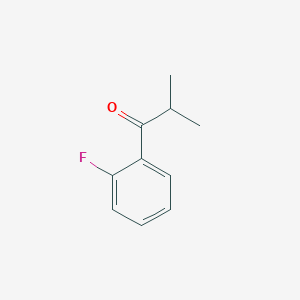 molecular formula C10H11FO B3086891 1-(2-Fluorophenyl)-2-methylpropan-1-one CAS No. 116707-09-6