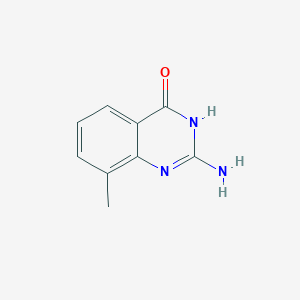 molecular formula C9H9N3O B3086922 2-Amino-8-methylquinazolin-4(3H)-one CAS No. 116836-27-2