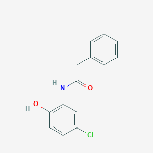 molecular formula C15H14ClNO2 B308693 N-(5-chloro-2-hydroxyphenyl)-2-(3-methylphenyl)acetamide 