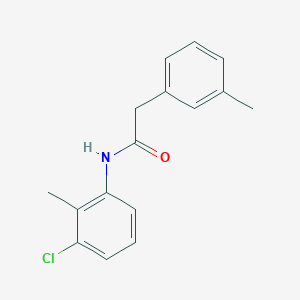 molecular formula C16H16ClNO B308695 N-(3-chloro-2-methylphenyl)-2-(3-methylphenyl)acetamide 