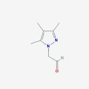 (3,4,5-trimethyl-1H-pyrazol-1-yl)acetaldehyde
