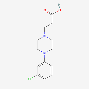 3-[4-(3-Chloro-phenyl)-piperazin-1-yl]-propionic acid