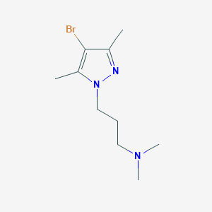 N-[3-(4-bromo-3,5-dimethyl-1H-pyrazol-1-yl)propyl]-N,N-dimethylamine