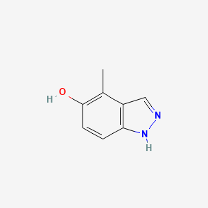 molecular formula C8H8N2O B3087073 4-methyl-1H-indazol-5-ol CAS No. 117070-73-2