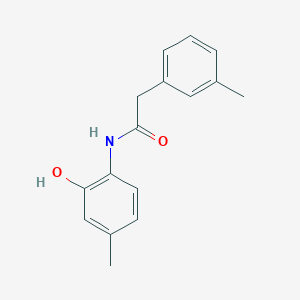 molecular formula C16H17NO2 B308713 N-(2-hydroxy-4-methylphenyl)-2-(3-methylphenyl)acetamide 