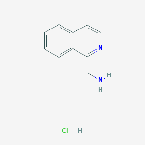 molecular formula C10H11ClN2 B3087722 Isoquinolin-1-ylmethanamine hydrochloride CAS No. 1177303-46-6