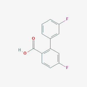 molecular formula C13H8F2O2 B3087900 3',5-Difluorobiphenyl-2-carboxylic acid CAS No. 1178233-27-6