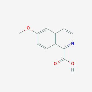 molecular formula C11H9NO3 B3087966 6-Methoxyisoquinoline-1-carboxylic acid CAS No. 1179148-81-2