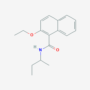 molecular formula C17H21NO2 B308797 N-(sec-butyl)-2-ethoxy-1-naphthamide 