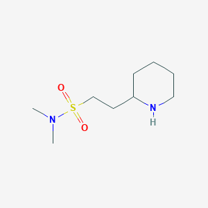 N,N-Dimethyl-2-(piperidin-2-YL)ethanesulfonylamide
