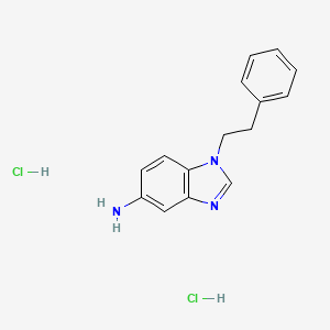 1-Phenethyl-1H-benzoimidazol-5-ylamine dihydrochloride