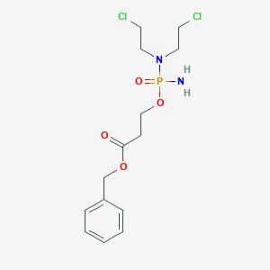molecular formula C14H21Cl2N2O4P B030880 Carboxyphosphamide Benzyl Ester CAS No. 37979-67-2