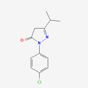 1-(4-chlorophenyl)-3-isopropyl-1H-pyrazol-5(4H)-one