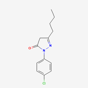 3-Butyl-1-(4-chlorophenyl)-4,5-dihydro-1H-pyrazol-5-one