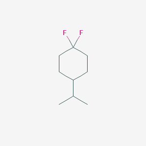 molecular formula C9H16F2 B3088425 1,1-Difluoro-4-isopropylcyclohexane CAS No. 1185295-54-8