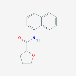 molecular formula C15H15NO2 B308848 N-(1-naphthyl)tetrahydro-2-furancarboxamide 
