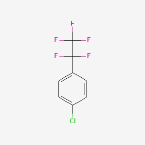 molecular formula C8H4ClF5 B3088661 1-Chloro-4-(pentafluoroethyl)benzene CAS No. 118559-17-4