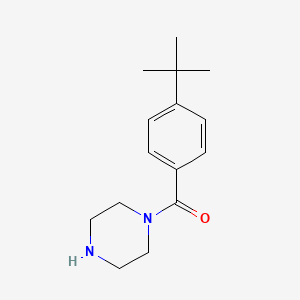 molecular formula C15H22N2O B3088735 1-(4-Tert-butylbenzoyl)piperazine CAS No. 118630-34-5