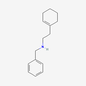 molecular formula C15H21N B3088741 N-benzyl-2-(cyclohexen-1-yl)ethanamine CAS No. 118647-00-0