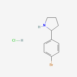 2-(4-Bromophenyl)pyrrolidine hydrochloride