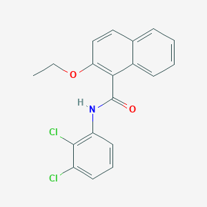 molecular formula C19H15Cl2NO2 B308895 N-(2,3-dichlorophenyl)-2-ethoxy-1-naphthamide 