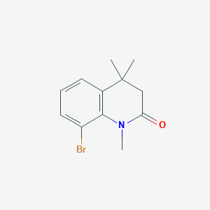 8-Bromo-1,4,4-trimethyl-3,4-dihydro-1H-quinolin-2-one