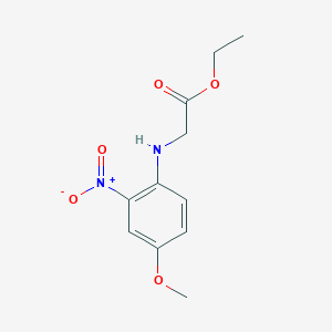 Ethyl N-(4-methoxy-2-nitrophenyl)glycinate