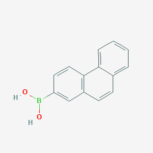 molecular formula C14H11BO2 B3088988 2-phenanthrenylBoronic acid CAS No. 1188094-10-1