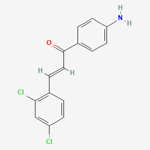 (2E)-1-(4-aminophenyl)-3-(2,4-dichlorophenyl)prop-2-en-1-one